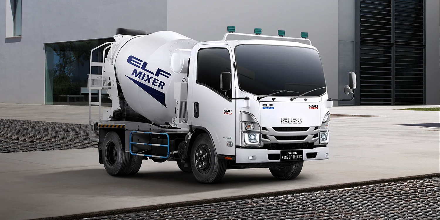 รถบรรทุก 6 ล้อ NMR MIXER 130 อีซูซุโม่ปูน